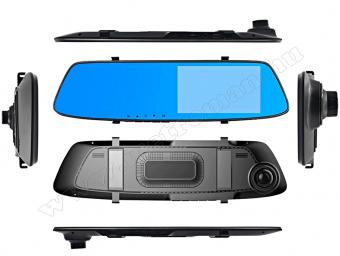 Autós menetrögzítő és tolatókamera érintőképernyős tükör LCD monitorral MM-980 FHD