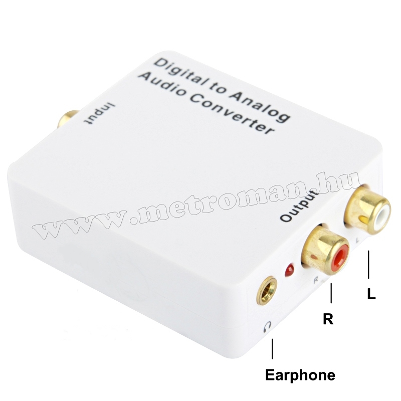 Digitális-analóg audió átalakító fejhallgató kimenettel M1240
