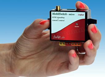 GSM hívó és GSM távirányító modul, MobilSwitch-Micro