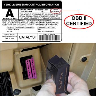OBD2 Bluetooth autó diagnosztikai műszer, hibakód olvasó/törlő Vgate iCar PRO
