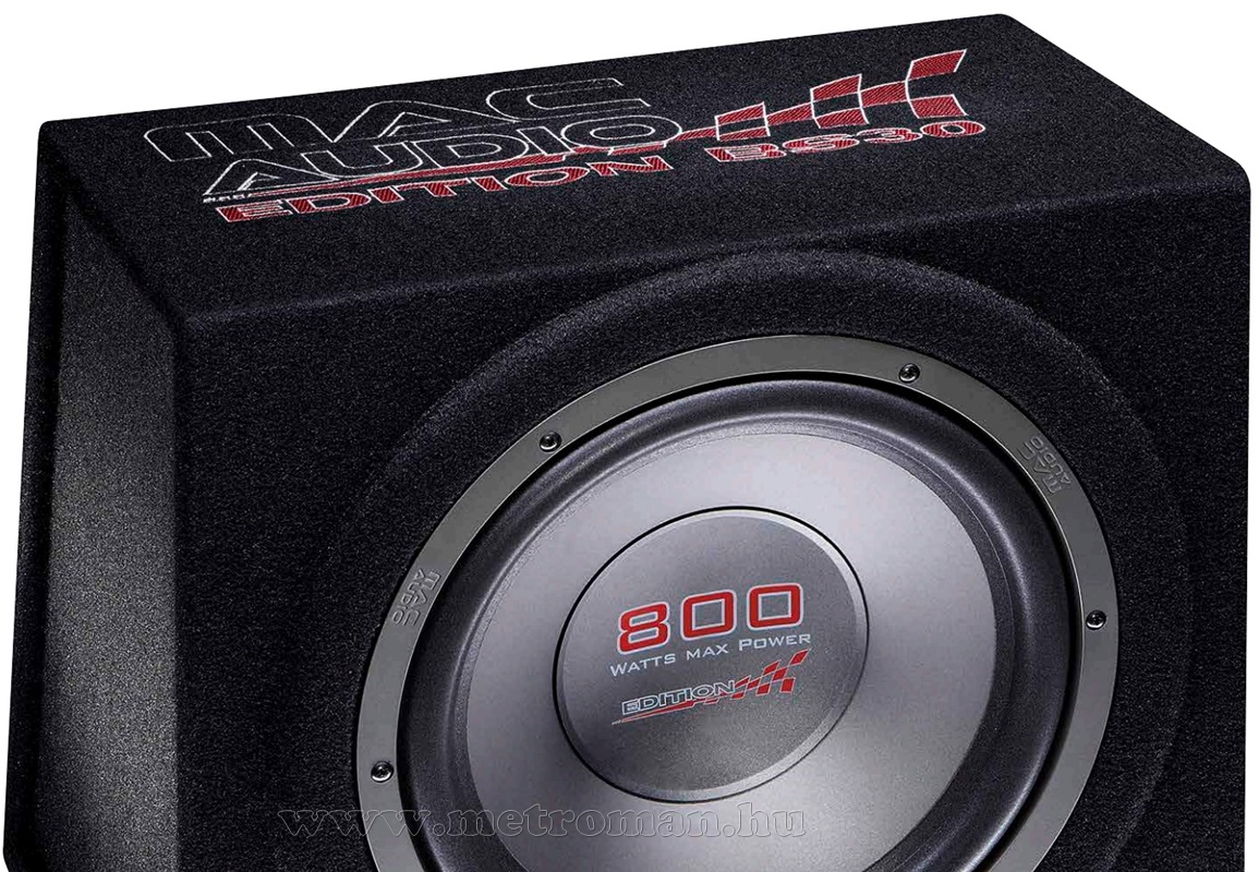 macAudio Edition BS30 Black Autós mélynyomó láda
