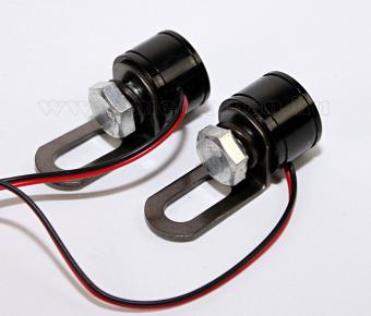 Mini fémházas LED stroboszkóp lámpa szett, Sárga Mlogic MM-1033YL