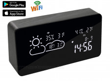 Wifi-s okos időjárás állomás és ébresztő óra HCW 27 WIFI Smart