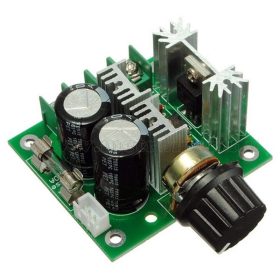   Egyenáramú motor fordulatszám és teljesítmény szabályzó modul DC 12-40 Volt 10 Amper M1102PWM-DC10-40V