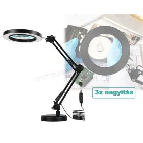 Nagyítós asztali lámpa LED világítással MD144LED