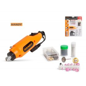   Kézi panelfúró csiszoló és gravírozó 78 részes HANDY 10368