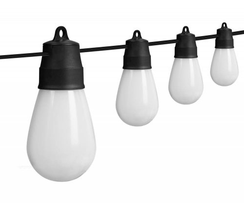 Napelemes Smart Villanykörte izzós kültéri kerti LED fényfüzér Színes 11746LED15