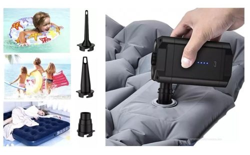 Hordozható akkus matrac pumpa