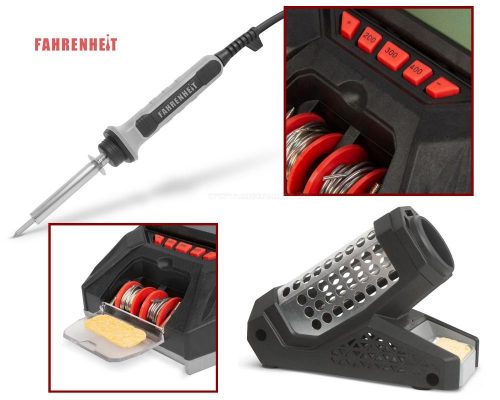 Digitális forrasztópáka állomás LCD kijelzővel Fahrenheit H28006