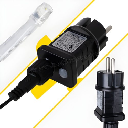 Karácsonyi kültéri jégcsap fényfüzér 22,5 méter 500 LED Meleg fehér