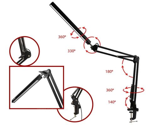 Állítható asztali LED lámpa M44147USB