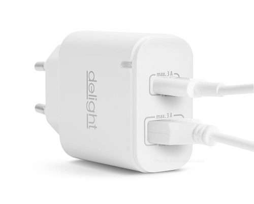 Hálózati USB / USB-C töltő adapter fehér 55047WH