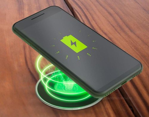 Beépíthető Vezeték nélküli telefontöltő állomás Delight 55163BK