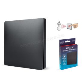   Kinetic elem nélküli és vezeték nélküli kapcsoló Delight Smart 55352BK