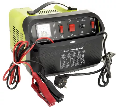 Nagy teljesítményű akkumulátor töltő és gyorsindító, bikázó 12/24V, 30A/20A  Carmotion 58701-BOOSTER