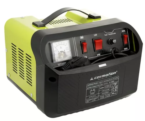 Nagy teljesítményű akkumulátor töltő és gyorsindító, bikázó 12/24V, 30A/20A  Carmotion 58701-BOOSTER