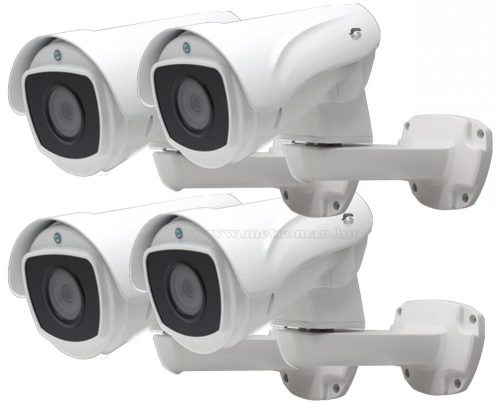 Komplett megfigyelő rendszer 5 Mpixeles Zoom-os és forgatható PTZ IP kamerákkal 5MP-PTZ-DVR