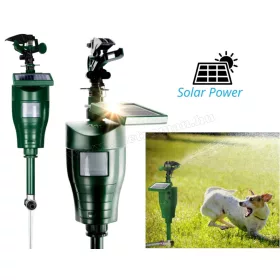   Vízsugaras mozgásérzékelős állatriasztó Gardigo Solar Gardigo 60085