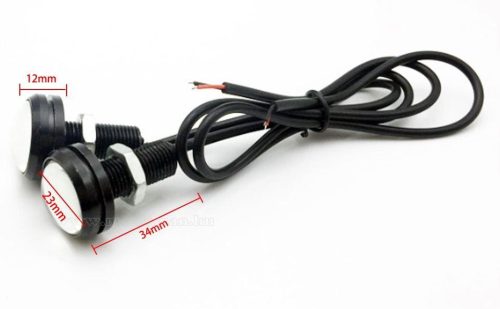 Beépíthető helyzetjelző LED lámpa fehér Sasszem 820001A