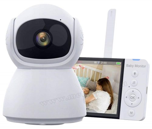 Vezeték nélküli megfigyelő és bébiőr kamera hordozható LCD monitorral ABM700DVR-LCD