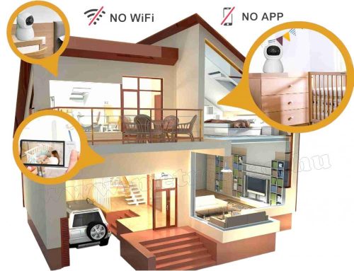 Vezeték nélküli megfigyelő és bébiőr kamera hordozható LCD monitorral ABM700DVR-LCD