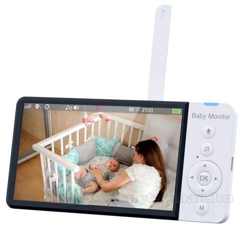 Vezeték nélküli megfigyelő és bébiőr kamera hordozható LCD monitorral ABM700DVR-LCD