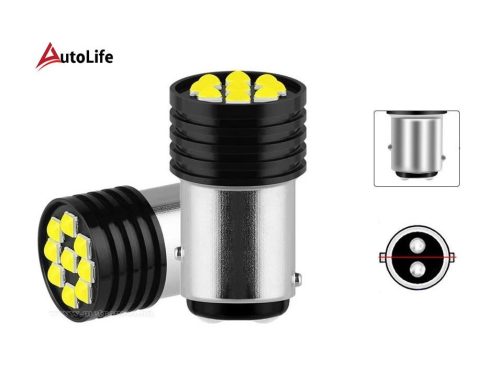 Autós LED izzó 9 SMD LED-del BAY15D9SMD1157F