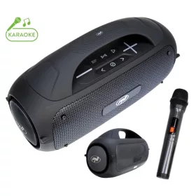   Hordozható Bluetooth hangszóró PartyBox vezeték nélküli mikrofonnal PNI FunBox BT600