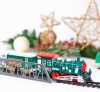 Zenélő világító elemes Karácsonyi kisvasút BW2043 