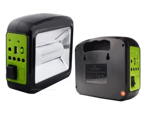 Hordozható napelemes LED lámpa Reflektor USB töltő 3 db izzóval CCLAMP014W
