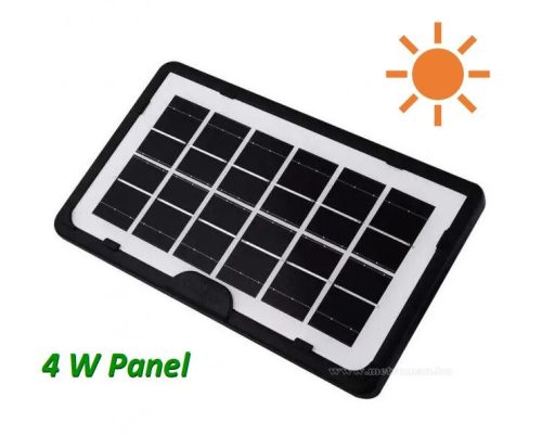 Hordozható napelemes LED lámpa Reflektor USB töltő 3 db izzóval CCLAMP014W