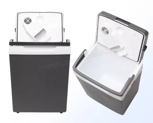 Autós hordozható hűtőtáska Termoelektromos hűtőláda 28 liter CHB28