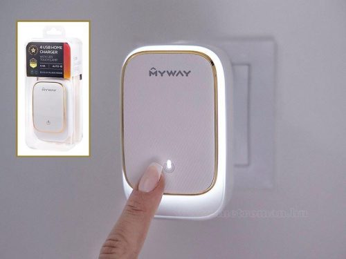 USB töltő utazó nemzetközi hálózati adapter MYWAY CM63048