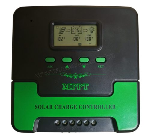 Napelem MPPT töltésvezérlő 12-24V 40 Amper CM-D40-MPPT