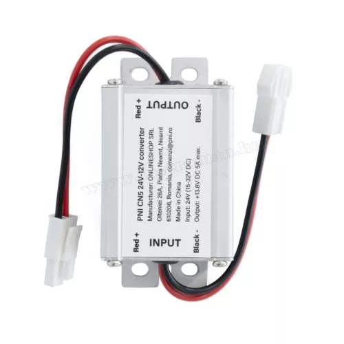 24V/12V feszültség konverter PNI CN-5A
