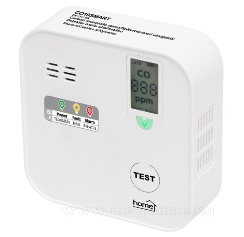 Okos WIFI Szénmonoxid érzékelő jelző készülék CO10-SMART WIFI TuyaSmart