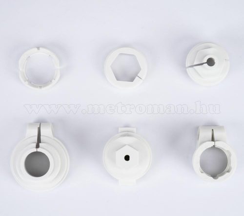 Wifi radiátor termosztát készlet, vezeték nélküli radiátor hőmérséklet szabályzó bővített csomag Tuya Smart CT25-KIT-WIFI-4 