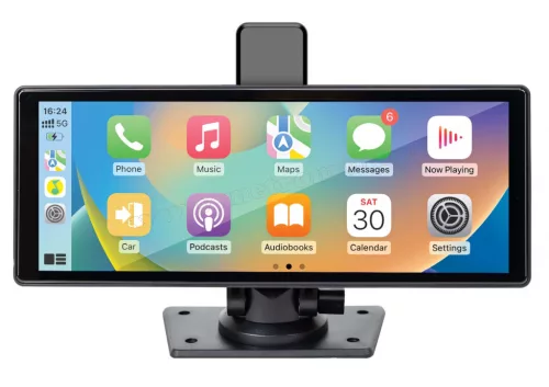 CarPlay és Android Auto autós multimédia kijelző, első-hátsó DVR menetrögzítő kamera AHD tolatókamerával PNI D1026