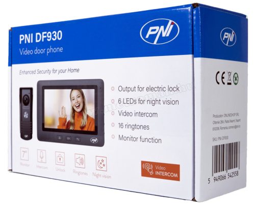 Videó kaputelefon szett PNI DF930