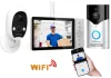 Wifi okos kaputelefon vezeték nélküli LCD monitorral és kamerával SriHome DH051-DH002-DH008