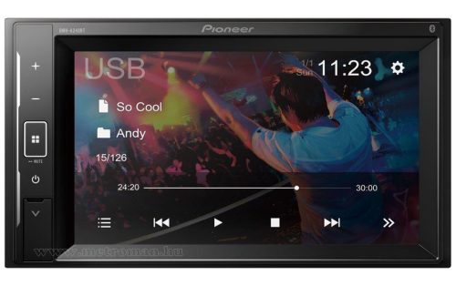 Bluetooth USB AUX MP3 autórádió Pioneer DMH-A240BT
