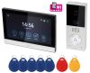 WIFI IP okos kaputelefon és kártyás beléptető 7" érintőképernyős LCD monitorral DPV SMART-RFID TuyaSmart