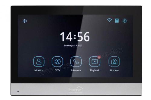 WIFI IP okos kaputelefon és kártyás beléptető 7" érintőképernyős LCD monitorral DPV SMART-RFID TuyaSmart