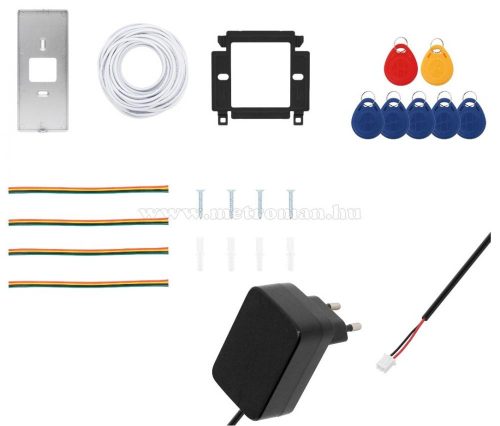 WIFI IP okos kaputelefon és kártyás beléptető 7" érintőképernyős LCD monitorral DPV SMART-RFID TuyaSmart