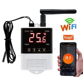   Univerzális WIFI termosztát hőmérsékletkapcsoló fűtéshez és hűtéshez DTC-2201 Wifi TuyaSmart