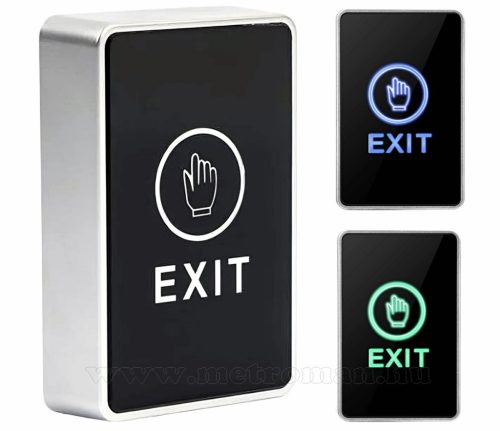 Ajtó nyitó kiléptetőgomb beléptető rendszerekhez EXIT-PB104