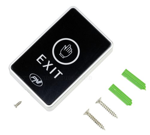 Ajtó nyitó kiléptetőgomb beléptető rendszerekhez EXIT-PB104