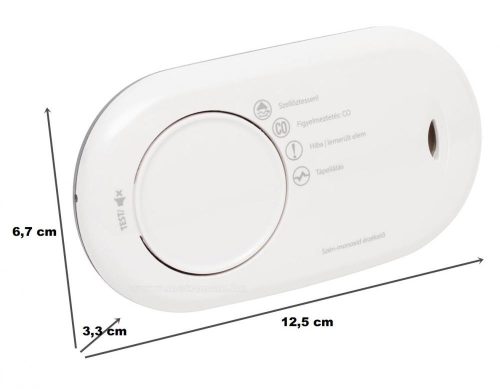 Szén-monoxid CO riasztó jelző készülék Fire Angel FA3820-HUR