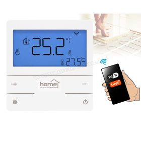   Intelligens Wifi okos termosztát elektromos padlófűtéshez FHT76WIFI