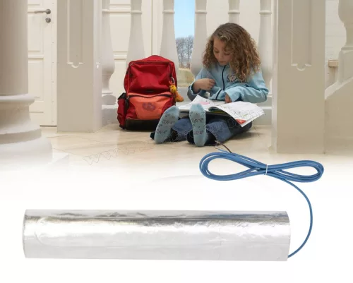 Elektromos padlófűtés, fűtőszőnyeg melegburkolat alá 0,5x8m 600Watt HOME FHW040